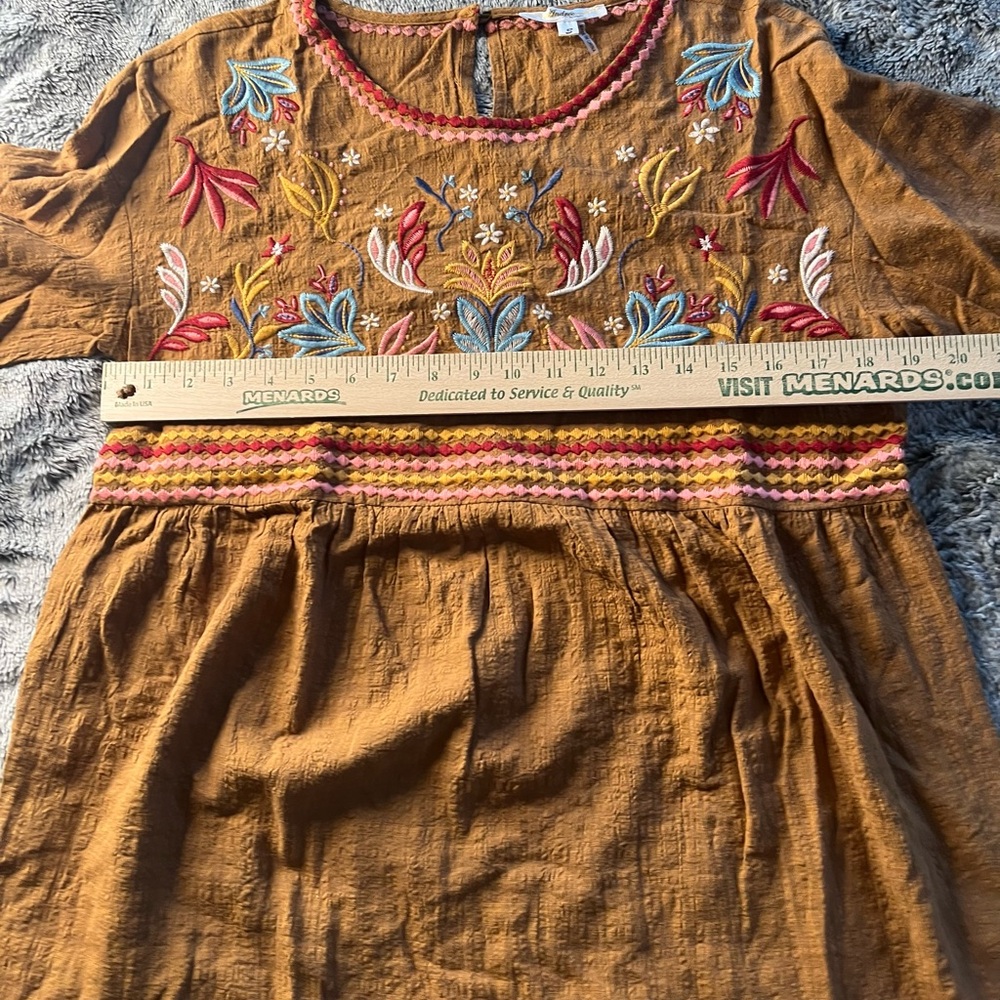 Andree by Unit Embroidered Blouse Large - Picture 2 of 9